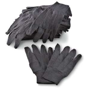  36   Prs. Jersey Gloves Black