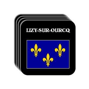 Ile de France   LIZY SUR OURCQ Set of 4 Mini Mousepad 