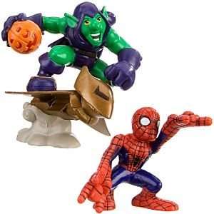   Hero Squad    Spider Man and Green Goblin Action Figures Toys & Games
