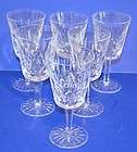 Waterford Lismore Crystal Tall Water Goblet Glasses