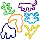 Authentic Silly Bandz   Rainforest Shapes 24 Pack Original Silly Bandz