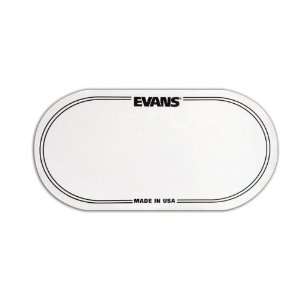   Evans EQ Double Pedal Patch, Clear Plastic Musical Instruments