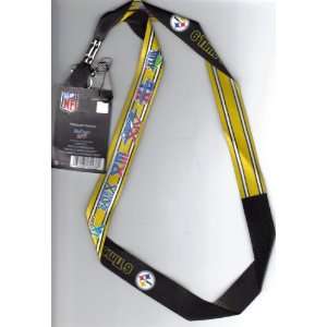  Pittsburgh Steelers 6 X Super Bowl Lanyard Sports 