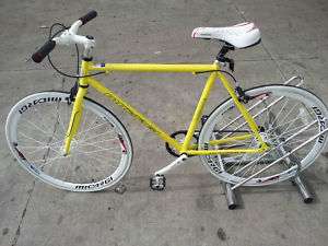   RD 928 FIXIE 48cm Cro Moly Frame Fixed Gear Road Bike   Yellow  