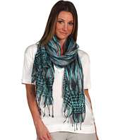 Laundry by Shelli Segal   Striped Ikat Transparent Scarf