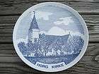 riges sweden decorative plate horg kirke norway church halmstad wall