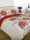   Red Design Duvet Quilt Cover Set Bed Sheet Single Double Super King