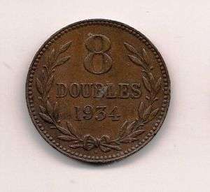 GUERNSEY 8 DOUBLES 1934  