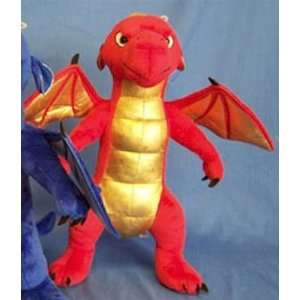    FIRE RED DRAGON 15  Make Your Own Stuffed Animal Kit Toys & Games