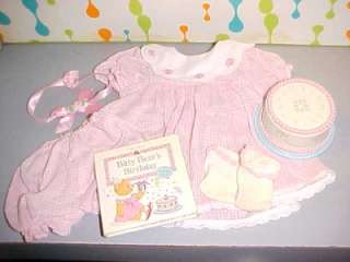 American Girl Doll ~BITTY BABY BIRTHDAY OUTFIT~ w Cake  