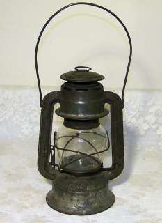 Vintage HASAG No. 651 Railroad TRAIN Oil Kerosene Lamp  