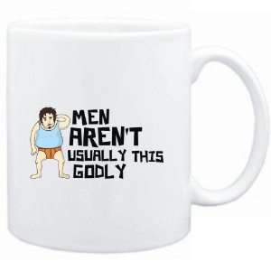  Mug White  Men arent usually this godly  Adjetives 