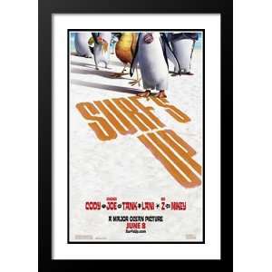 Surfs Up 32x45 Framed and Double Matted Movie Poster   Style H   2007 