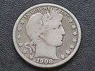 1908 Barber Half Dollar     90% Silver  