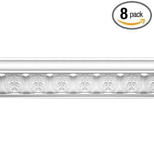 Focal Point 23145 Athenian Leaves Crown Moulding 4 1/8 Inch by 8 Foot 