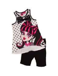 Monster High Draculaura Tank and Shorts Girls Clothing Set