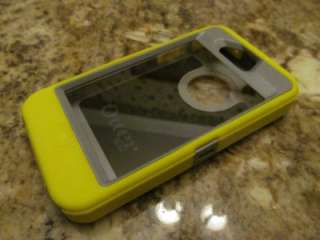 OtterBox iPhone 4 4S Defender Series Yellow/Gray Otter Box   FREE 