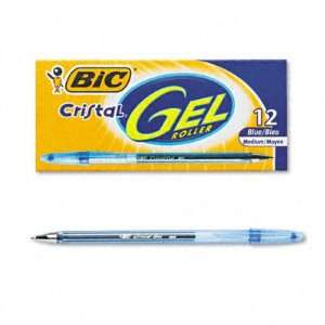 Cristal Gel Roller Ball Pen   Blue Ink, Medium(sold in 