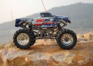 Electric RC Monster Truck 4WD 1/10 Car GROUND POUNDER Amsoil body 