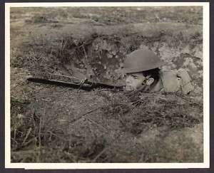 US Soldier, Brodie Helmet, Fixed Bayonet Dec 16th 1941  