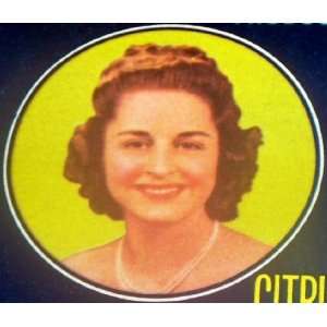 Prom Queen Ruby Crate Label, 1940s