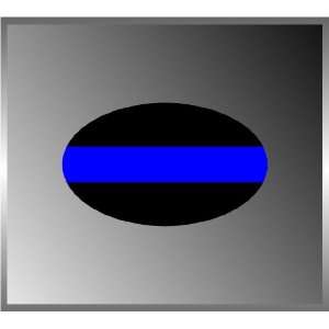  Law Enforcement Cops Blue Ribbon Police Vinyl Euro Decal 