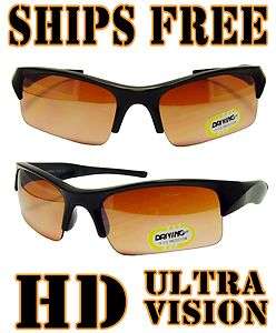 Ultra Vision Performance Tactical Shooting Glasses HD New Half Frame 