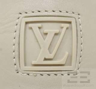 Louis Vuitton Beige Monogram Canvas & Leather Trim Mens Low Sneakers 