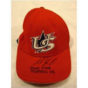  Matt LaPorta Game Used USA Olympic Hat