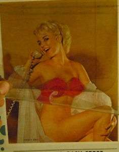 Pin up, Calendar 1970, unused, removable bikini, al  