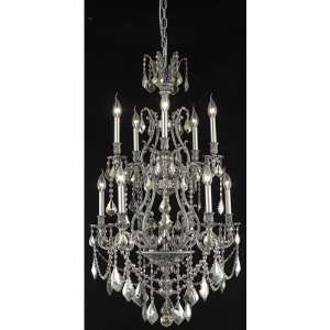   Lighting 9610D26PW GT/RC Monarch 10 Light Chandeliers in Pewter