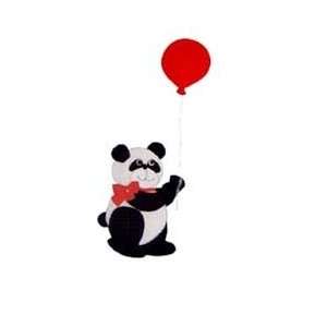  Circus Wall Hanging   Panda with Balloon