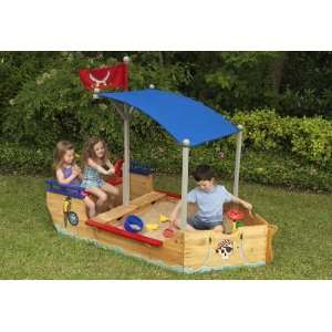  Kids Sandbox   Pirate Sandboat   KidKraft Furniture 