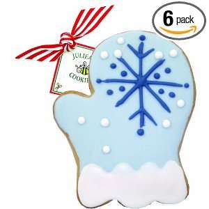 Traverse Bay Confections Hand Decorated Mitten Cookie, 3 Ounce Cookies 