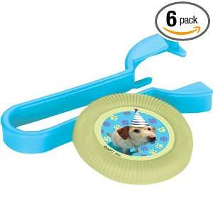  Designware Party Pups Flying Disks, 4 Count Packages (Pack 