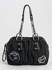 NWT GUESS Rylen Box Satchel Handbag Purse Bowler BLACK  