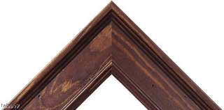 24x36 Wide Country Distressed Picture Frames Walnut  