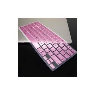 Topcase Metallic Pink Keyboard Silicone Cover Skin for Macbook AIR 13 