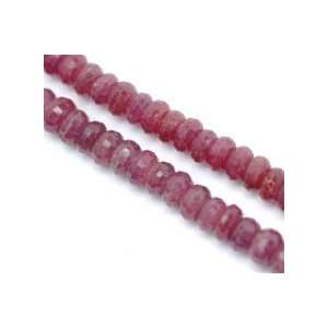 Natural African Ruby Faceted Rondelle 5x8mm Arts, Crafts 