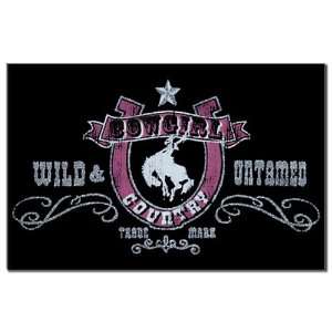  Mini Poster Print Cowgirl Country Wild and Untamed 