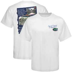  Florida Gators White Song Page T shirt