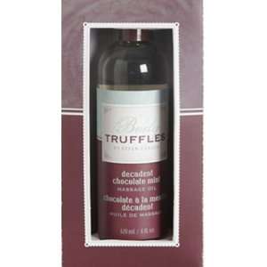   Body Truffles Massage Oil, Chocolate Mint, 4 Ounce Bottle (Pack of 2