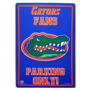  Florida Gators College Ncaa Fan Only Parking Sign 12X18 