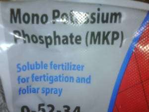 Mono potassium phosphate 110 Grams MKP 0 52 34 Soluble KH2PO4 86% FREE 