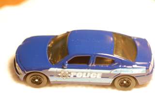 2011 Matchbox Dodge Charger Police Blue   Mint   from the new 10 pack 