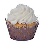 Cupcake Wrapper   Seashells in Ivory   pack of 12  