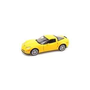  2007 Chevy Corvette Z06 1/24 Yellow Toys & Games