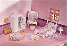Calico Critters Girls Lavender Bedroom Set with Accessories 
