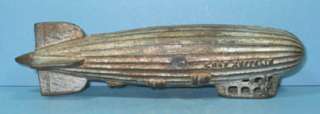1920s   1934 GRAF ZEPPELIN CAST IRON TOY BANK GUARANTEED AUTHENTIC 