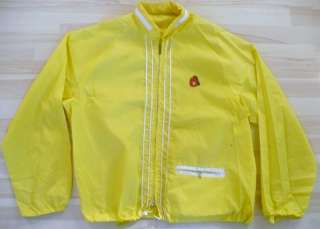 Vintage Yellow SHRINERS Windbreaker JACKET COAT Nylon  